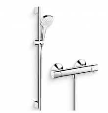 Душевой комплект Термостат Hansgrohe Ecostat universal 13122000 для душа + Гарнитур Croma Select E 26592400