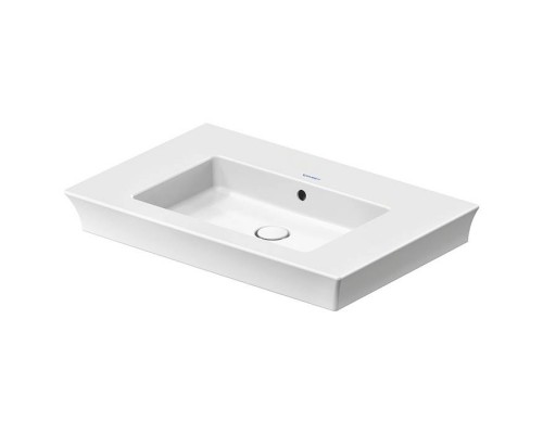 Duravit White Tulip Раковина накладная 75х49см, с переливом, без отв., цвет: белый. 2363750060