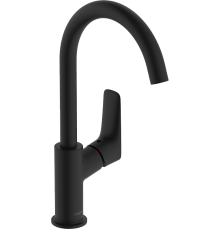 Смеситель для раковины Hansgrohe Logis 71130670 матовый черный