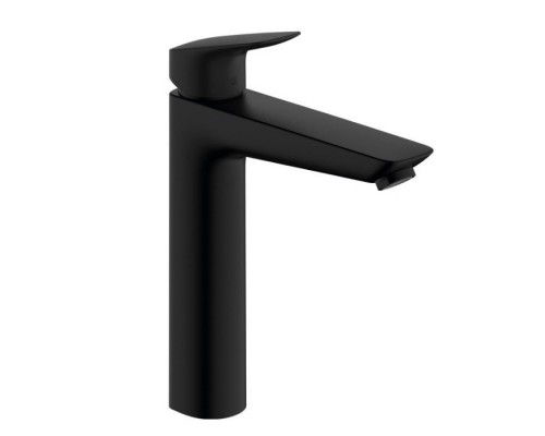 Hansgrohe Logis Смеситель для раковины, 1 отв., с донным клапаном, цвет: черный матовый. 71090670 Hansgrohe Logis Смеситель для раковины, 1 отв., с донным клапаном, цвет: черный матовый. 71090670