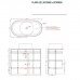 Artceram Flair 4.0 Консоль металлическая с раковиной 95x48хh75см., напольная, с выдвижным ящиком и мраморной столешницей, цвет: белый матовый. ATL002 01 00, ACA068 05, ACM038 57, TFA010 94