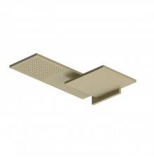 Fantini Venezia Двойной верхний душ, латунь, настенный, цвет: Matt British Gold PVD. 86 P6 8035B,  86 00 8035A