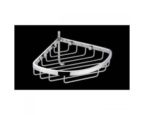 GH 153. 92 OLD Brass Мыльница угловая, сетчатая с крючком GH15392