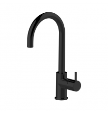 Cisal Less New Смеситель для раковины, на 1 отв., цвет: черный матовый. LN00053540