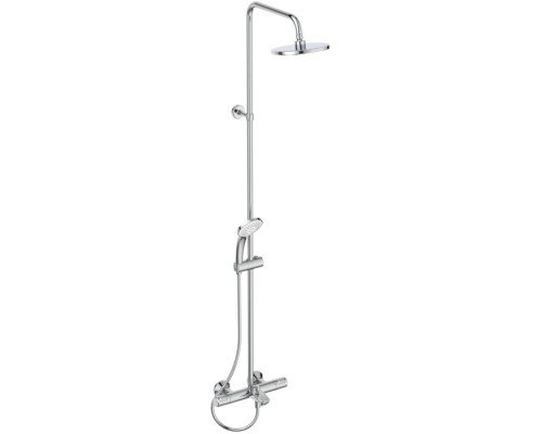 Ideal Standard Ceratherm T25 Душевая система с термостатическим смесителем, верхним душем Oslash;20см., держателем, лейкой для душа и шлангом 160см., цвет: хром. A7590AA