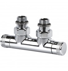 Узел угловой SR Rubinetterie Tondera 50 мм, запорный 1/2 х3/4Е, цвет хром 0699-1500C0E0