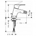 Hansgrohe Focus, Смеситель для биде, с донным клапаном, Цвет: хром. 31920000