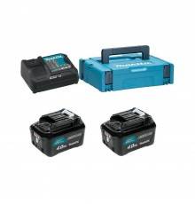 Набор аккумуляторов Makita MKP1SM122 BL1041B + DC10SB  (197641-2)