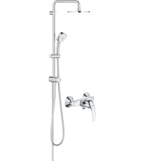 Душевая стойка Grohe BauCurve 27394002 + Смеситель для душа Grohe BauCurve 23631000