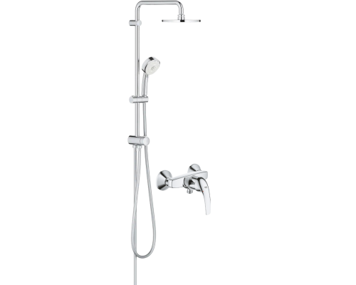 Душевая стойка Grohe BauCurve 27394002 + Смеситель для душа Grohe BauCurve 23631000 Душевая стойка Grohe BauCurve 27394002 + Смеситель для душа Grohe BauCurve 23631000