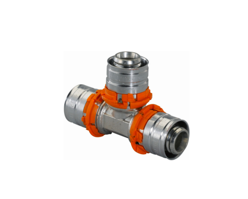 Тройник UPONOR S-PRESS PLUS равнопроходной латунный 25-25-25 1015028 Тройник UPONOR S-PRESS PLUS равнопроходной латунный 25-25-25 1015028