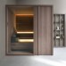 Effegibi Yoku S Door Био-Сауна 230x200х214см, угловая DX, цвет: термообработанная древесина. BI 70 20 0005