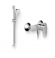 Душевой комплект Смеситель для душа Hansgrohe Vernis Blend 71640000 хром + Гарнитур Croma Select E 26592400