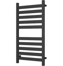 Полотенцесушитель электрический Bauedge Elite R 50х100, матовый черный RAL9005