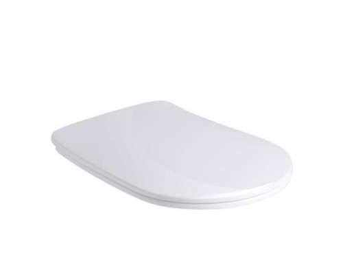 Kerasan Nolita Сиденье для унитаза SLIM быстросъемное, цвет: белый/хром. 539201 Kerasan Nolita Сиденье для унитаза SLIM быстросъемное, цвет: белый/хром. 539201