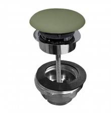 Kerasan Донный клапан клик-клак, покрытие керамика, цвет: Verde muschio. 923311