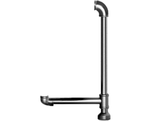 Слив-перелив для ванны BelBagno BBBAFS-OVF-CRM 52 мм, хром, без гидрозатвора