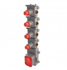 Fima Carlo Frattini Fimathermbox F2464 Внутренняя часть встраиваемого термостатического смесителя для душа, 4 источника. F2464
