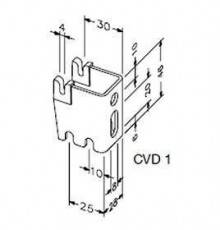 Настенная консоль Zehnder, CVD 1, 25/30 mm, цвет белый RAL 9016