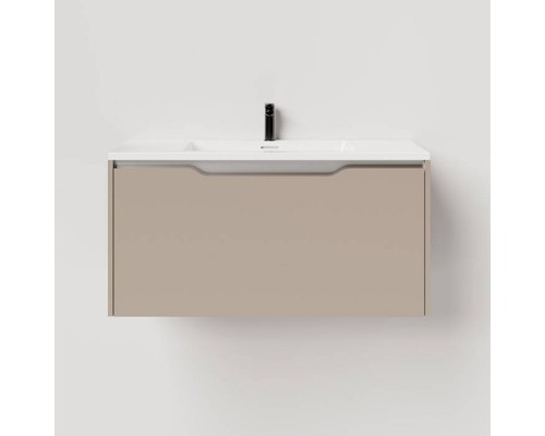 Salini Smile Тумба подвесная 80х50х48.5см., с раковиной, цвет: Taupe. S800TON203