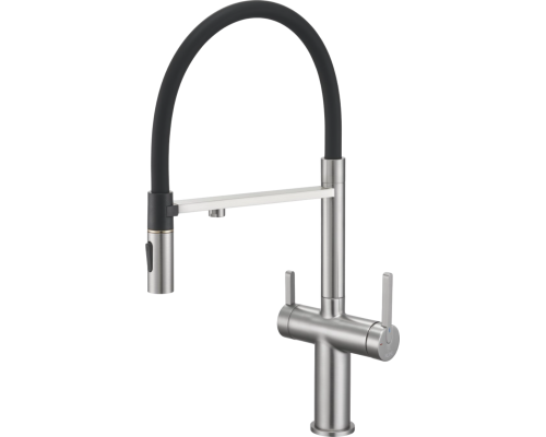 Смеситель для кухни Rose R458L сатин