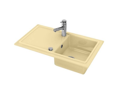 Duravit Cassia Кухонная мойка 86x51см., встраиваемая, цвет: бежевая. 7513861900