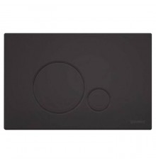 Duravit DuraSystem Beta 120 Клавиша смыва для унитаза, пластик, цвет: черный матовый . WD5010031000/WF5120131010
