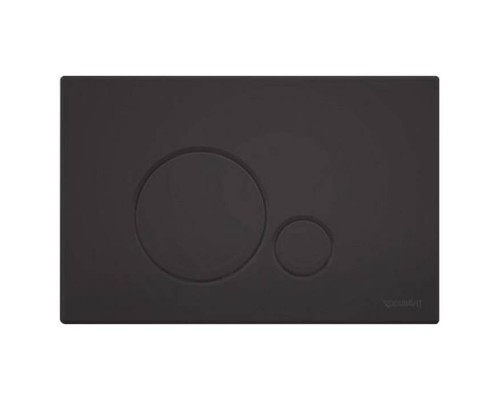 Duravit DuraSystem Beta 120 Клавиша смыва для унитаза, пластик, цвет: черный матовый . WD5010031000/WF5120131010 Duravit DuraSystem Beta 120 Клавиша смыва для унитаза, пластик, цвет: черный матовый . WD5010031000/WF5120131010