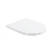Globo Forty3 Сиденье быстросъемное для унитаза FOS04/FOS06/FO003, duroplast, с микролифтом, цвет: белый/хром. FOR22BI/cr