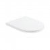 Globo Forty3 Сиденье быстросъемное для унитаза FOS04/FOS06/FO003, duroplast, с микролифтом, цвет: белый/хром. FOR22BI/cr