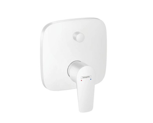 Hansgrohe Talis E Встраиваемый смеситель для ванны, внешняя часть, цвет: белый матовый. 71745700 Hansgrohe Talis E Встраиваемый смеситель для ванны, внешняя часть, цвет: белый матовый. 71745700