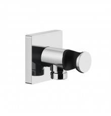 Gessi Rilievo Вывод воды с держателем для душевой лейки на 1/2, цвет: хром. 59161#031