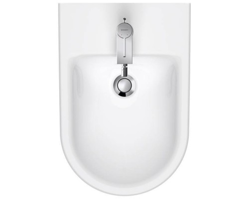 Duravit D-Neo Биде подвесное 37x54см., с переливом, 1 отв., цвет: белый. 2294150000