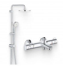 Душевой комплект Термостат Grohe Grohtherm 800 34567000 для ванны с душем + Стойка New Tempesta Rustic 27399002