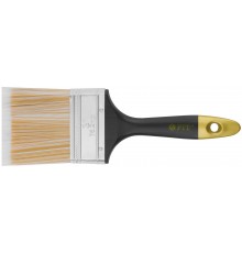 Кисть флейцевая "Лайн", искусственная щетина, пластиковая ручка  3" (75 мм)