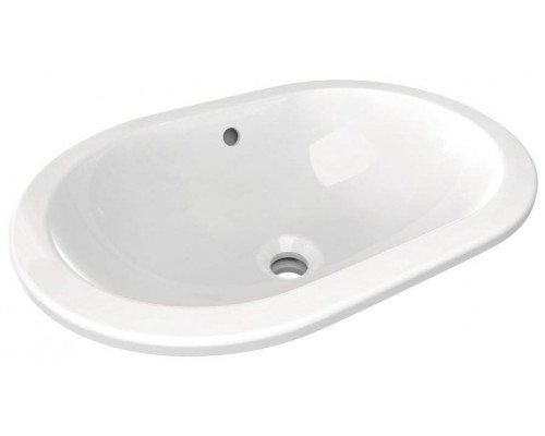 IS E504801 Connect Раковина встраиваемая, овал, 550x380х175 мм, без отв. для смес., с отв. перелива E504801