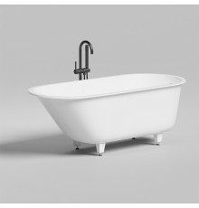 Salini Ornella KIT Встраиваемая ванна 170х80х60см, овальная, материал: S-Sense, цвет: глянцевый белый. 102414G+Oval