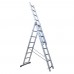 Лестница трехсекционная универсальная 8 ступеней AL308