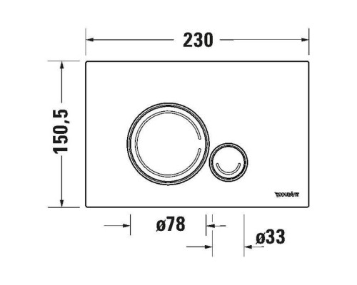 Duravit DuraSystem Beta 120 Клавиша смыва для унитаза, пластик, цвет: черный матовый . WD5010031000/WF5120131010 Duravit DuraSystem Beta 120 Клавиша смыва для унитаза, пластик, цвет: черный матовый . WD5010031000/WF5120131010