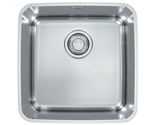 Alv 1129251 Luno 30 Мойка U, r40, 1 чаша, 0,8 мм, SAT, 3½ 400х400х180 мм+сифон 1130550 1129251
