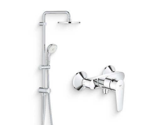Душевой комплект Смеситель для душа Grohe BauEdge 23635001 + Стойка New Tempesta Rustic 27399002 Душевой комплект Смеситель для душа Grohe BauEdge 23635001 + Стойка New Tempesta Rustic 27399002