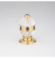 THG Amboise Lapis Lazuli Вентиль смесителя для раковины, вставки лазурит, цвет: полированное золото. A1K-F01-35