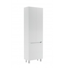 Шкаф пенал напольный в ванную Айсберг, 60 Мечта без ящика с корзиной для белья