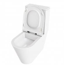 Azzurra Forma Унитаз моноблок, 68х37х83,5см, безободковый, цвет: белый. FMVCMPE00000BI,  FMCSMB000000BI