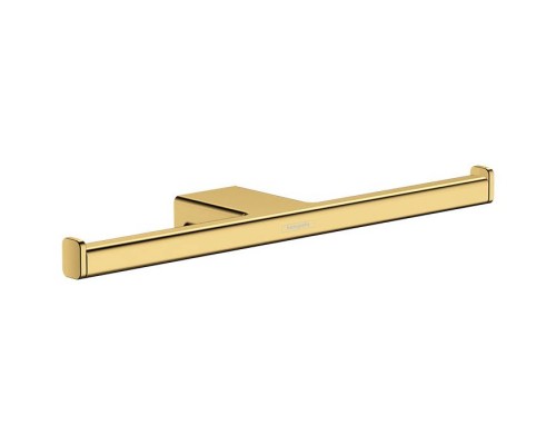 Hansgrohe AddStoris Держатель т/б, двойной, цвет: полированное золото. 41748990 Hansgrohe AddStoris Держатель т/б, двойной, цвет: полированное золото. 41748990