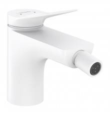 Hansgrohe Vivenis Смеситель для биде, на 1 отв., с донным клапаном, цвет: белый матовый. 75200700