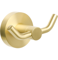 Крючок Fixsen Comfort Gold FX-87005A двойной, золото сатин