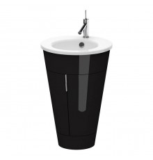 Duravit Starck 1 Тумба напольная 60x56xh82.5см, с раковиной , подсветка LED, цвет: черный глянц. 0406580000,  S1952004040,  S1970400000