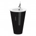 Duravit Starck 1 Тумба напольная 60x56xh82.5см, с раковиной , подсветка LED, цвет: черный глянц. 0406580000, S1952004040, S1970400000