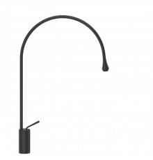 Gessi Goccia Смеситель для раковины на 1 отверстие, высокий, излив 387мм R=197, цвет: black XL. 33606#299